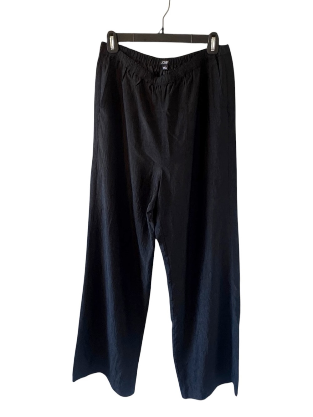 J.Crew Stratus Pant in Textured Satin Black Size Small - Picture 3 of 9